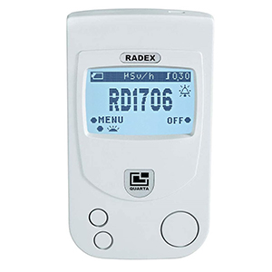Compteur Geiger Radex RD1706 Détecteur De Radioactivité Rayonnements Beta, gamma et X Radiomètre Haute Précision Dosimètre Radiation 0.05 à 999 µSv/h
